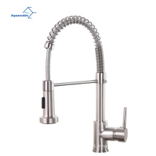 Aquacubic à 360 degrés Rotation Spring Tull Down Spillie Battreer Taps Robinet de l&#39;évier de cuisine